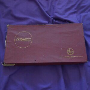 Vintage 1948 Scrabble Crossword Game SELCHROW & RICHTER CO. Printed in U.S.A.